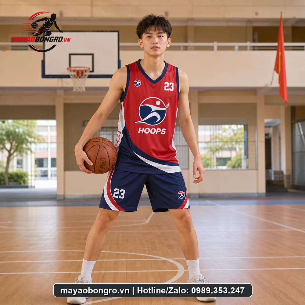 Mẫu bóng rổ Logo Sport Màu cho học sinh trung học phổ thông, người lớn.