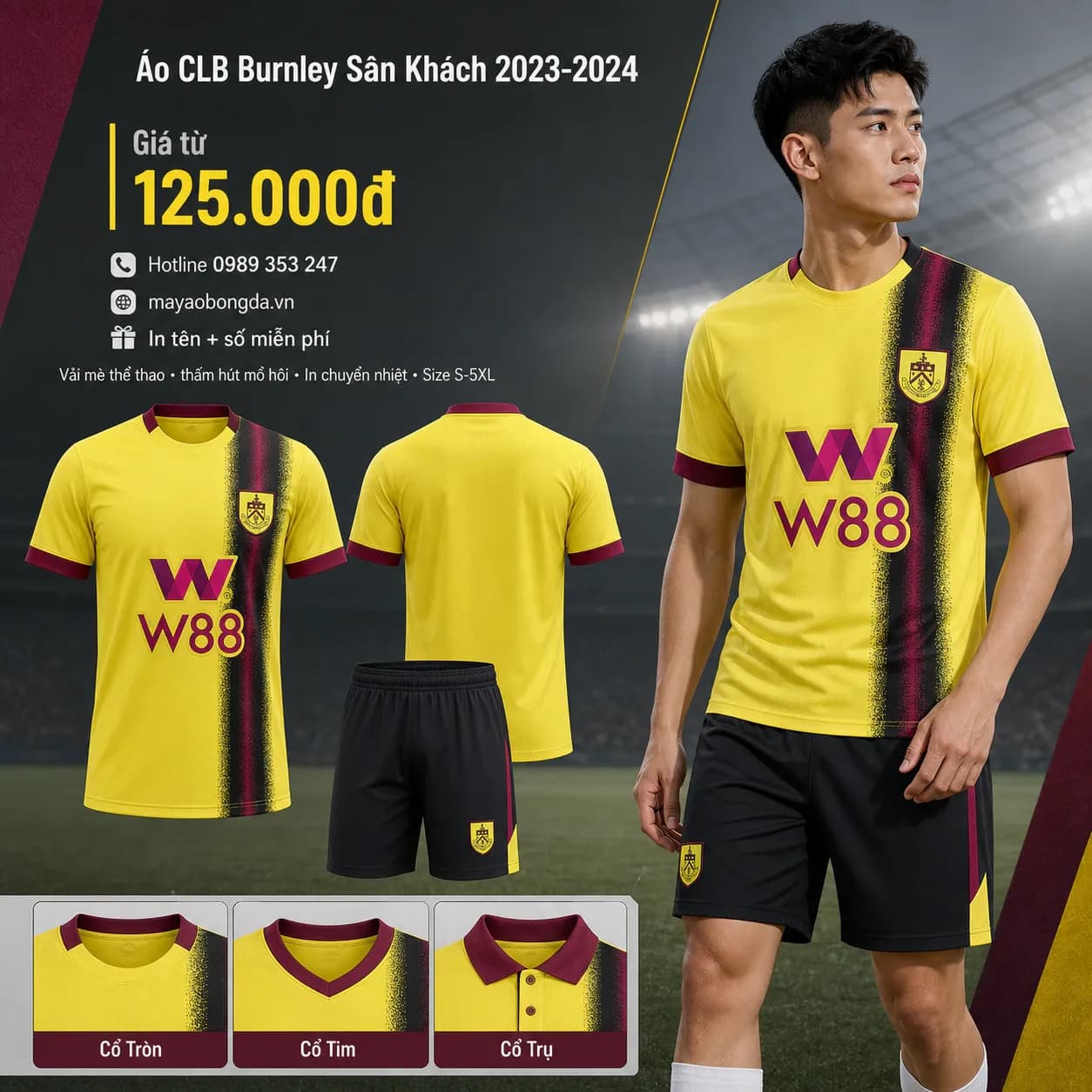 Áo CLB Burnley Sân Khách 2023-2024 – Mã MBĐ-AO-CLB-BURNLEY-SAN-KHACH-18D4E994