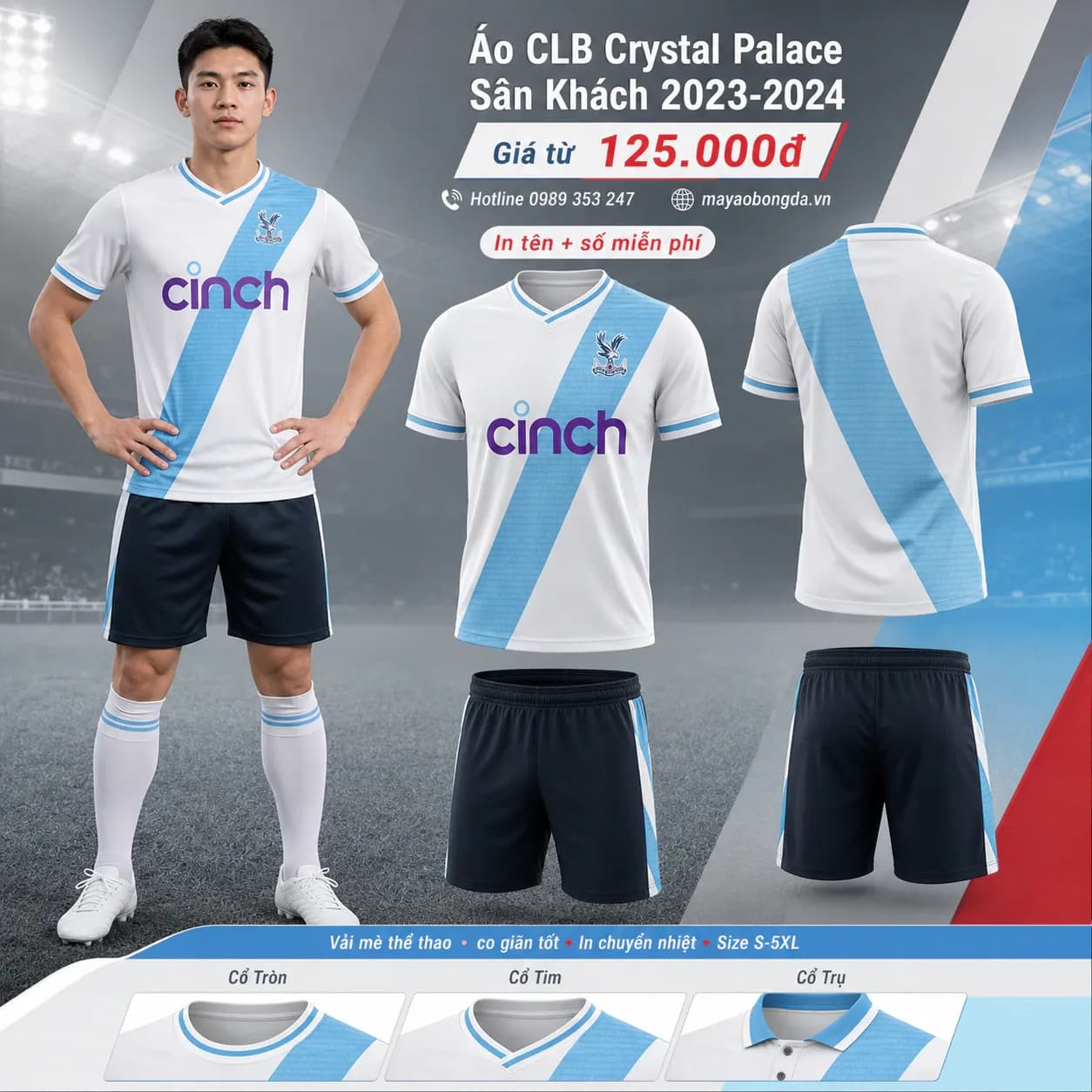 Áo CLB Crystal Palace Sân Khách 2023-2024 – Mã MBĐ-AO-CLB-CRYSTAL-PALACE-SA-F9E68971