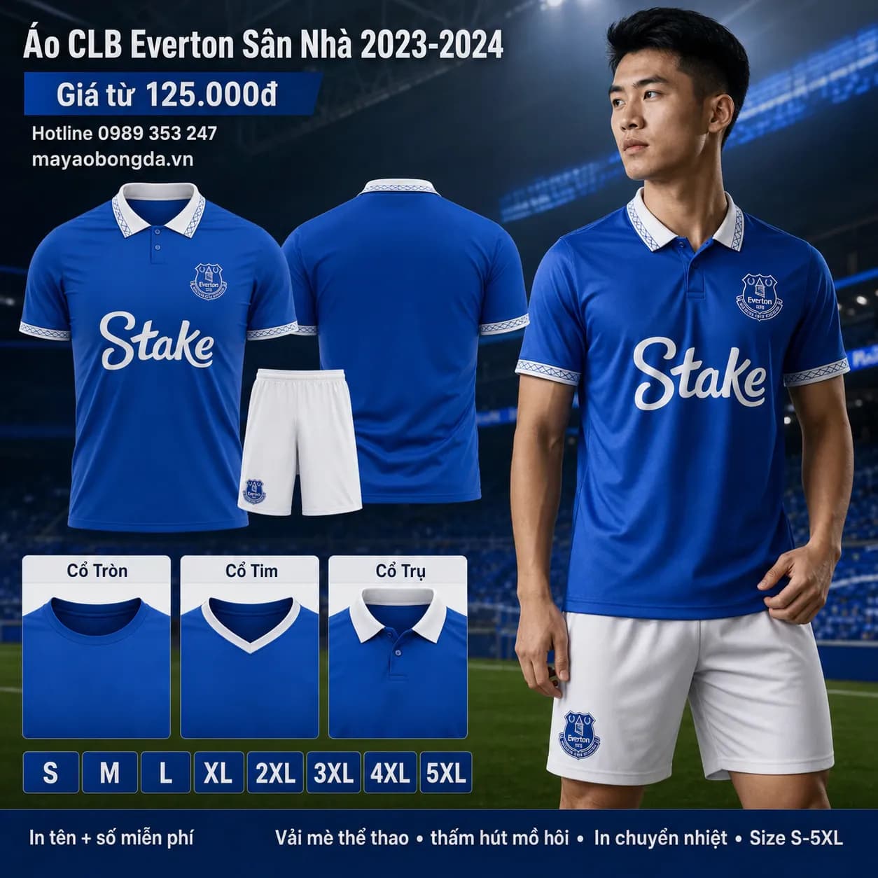 Áo CLB Everton Sân Nhà 2023-2024 – Mã MBĐ-AO-CLB-EVERTON-SAN-NHA-2-EF60869C