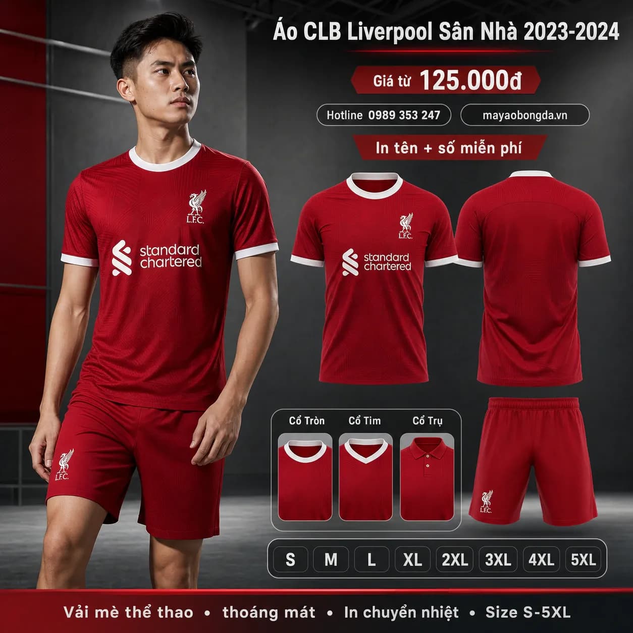 Áo CLB Liverpool Sân Nhà 2023-2024 – Mã MBĐ-AO-CLB-LIVERPOOL-SAN-NHA-8DE99940