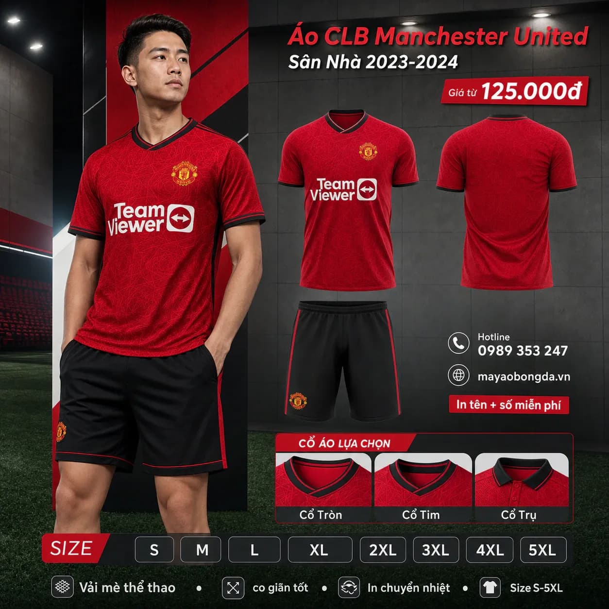 Áo CLB Manchester United Sân Nhà 2023-2024 – Mã MBĐ-AO-CLB-MANCHESTER-UNITED-3CF79B16