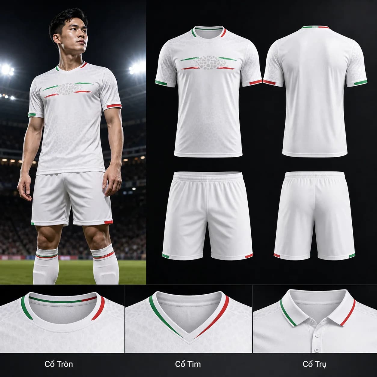 Áo đội tuyển Iran 2022 sân nhà màu trắng – Mã MBĐ-AO-DOI-TUYEN-IRAN-2022-S-6AB63CDC