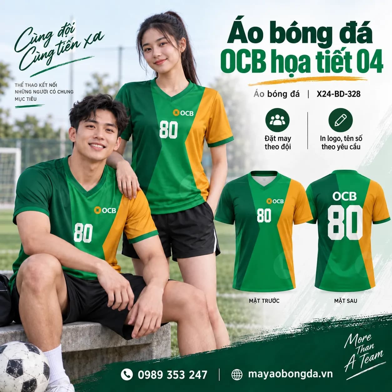 Áo bóng đá X24Sport OCB họa tiết 04