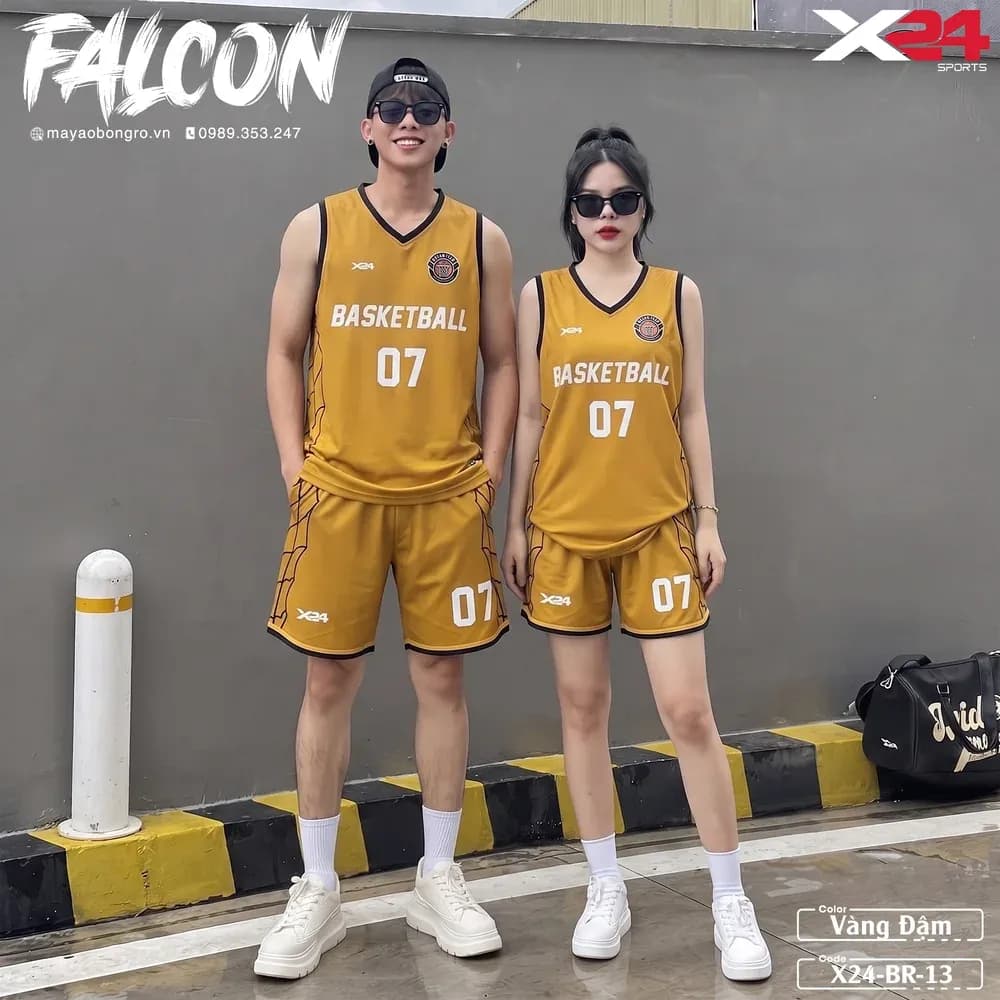 Mẫu áo bóng rổ X24-BR-13 màu nhiều màu tại X24 Sport