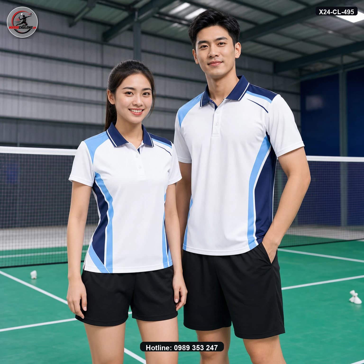 Áo cầu lông X24-CL-495 ảnh sạch không lớp phủ