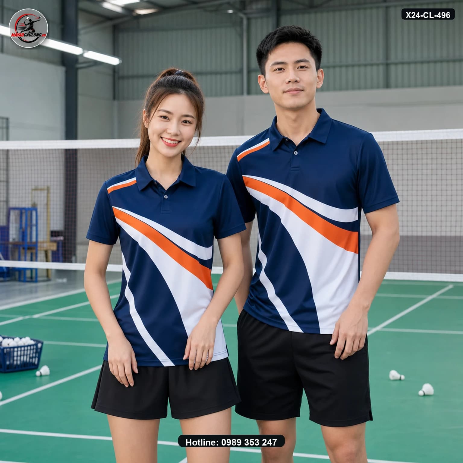 Áo cầu lông X24-CL-496 ảnh sạch không lớp phủ