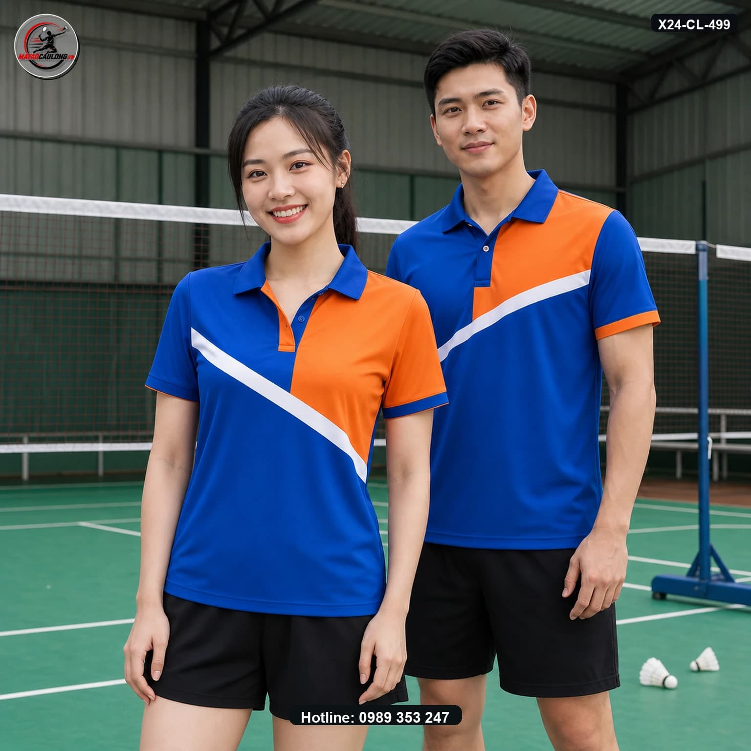 Áo cầu lông X24-CL-499 ảnh sạch không lớp phủ