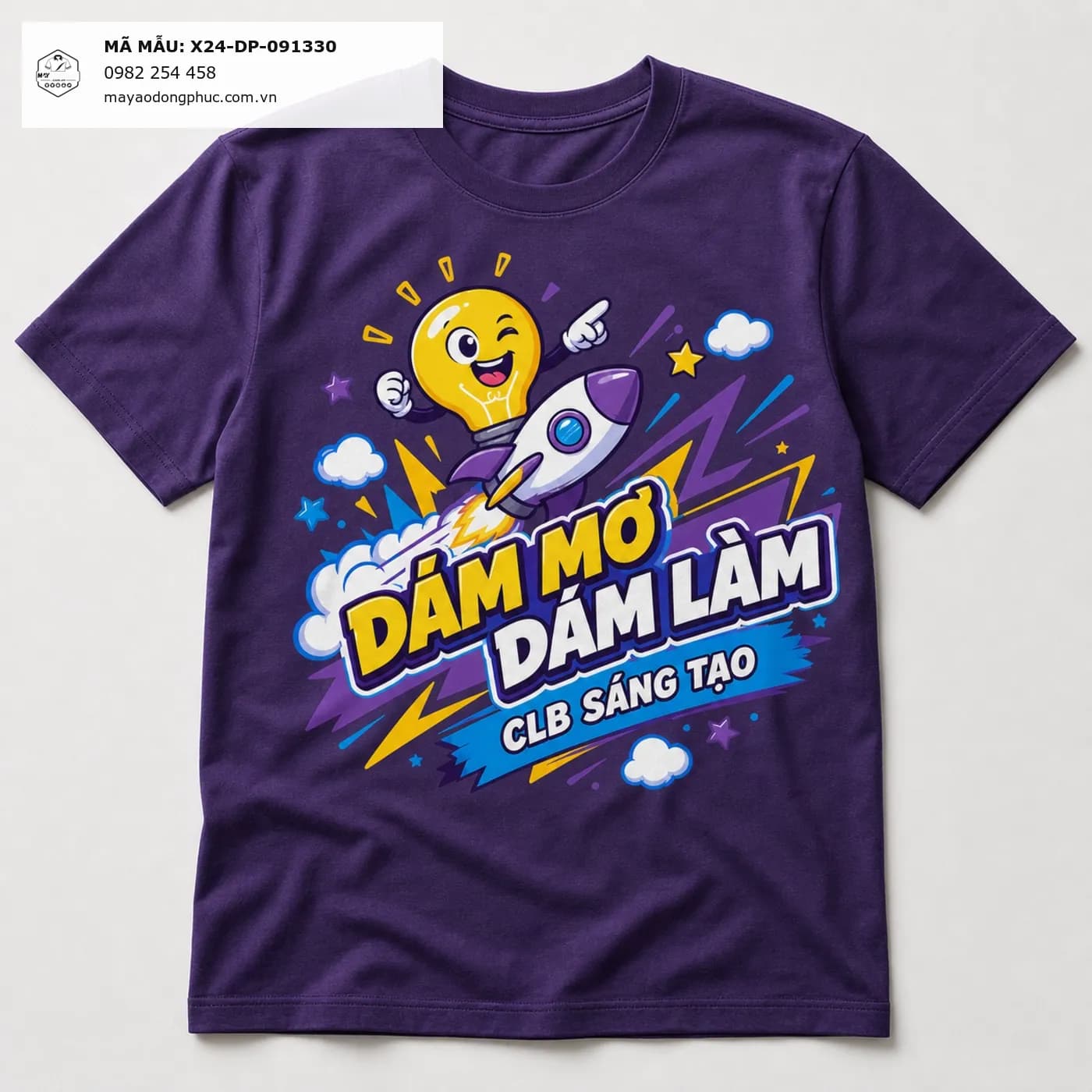 Áo CLB Dám Mơ Dám Làm – Mã X24-DP-091330