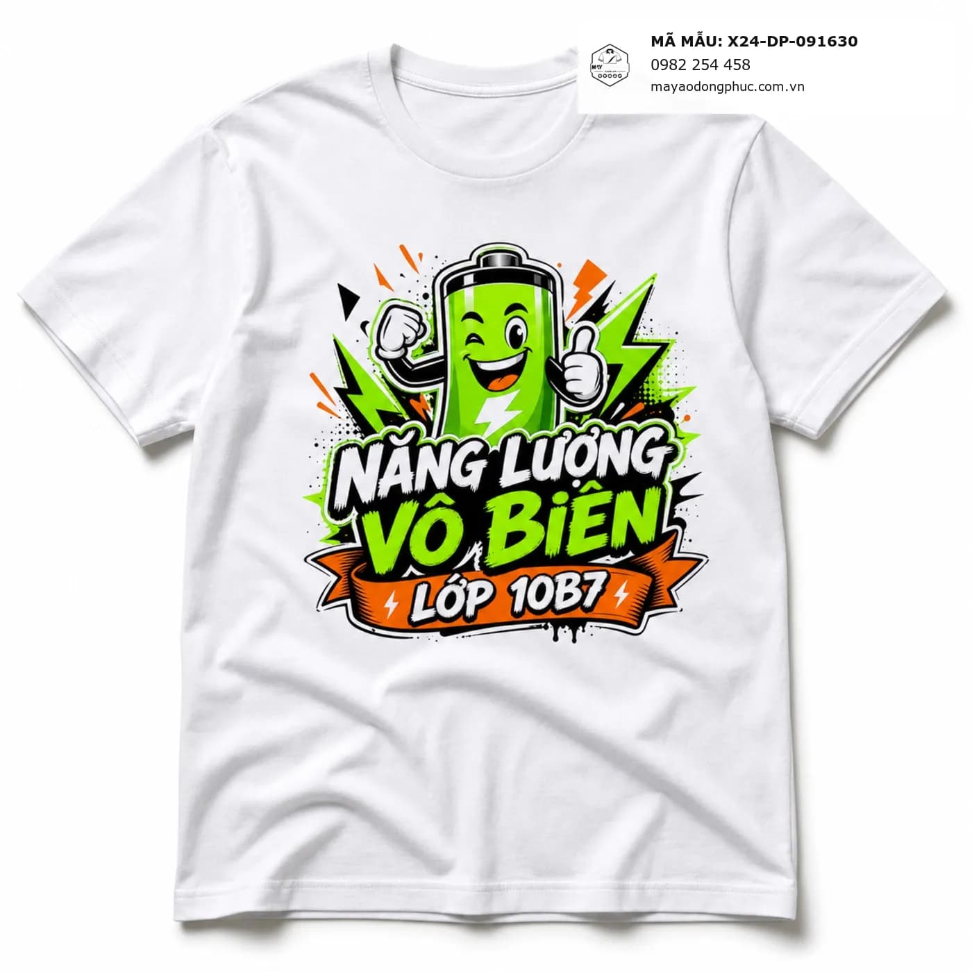 Áo lớp Năng Lượng Vô Biên 10B7 – Mã X24-DP-091630