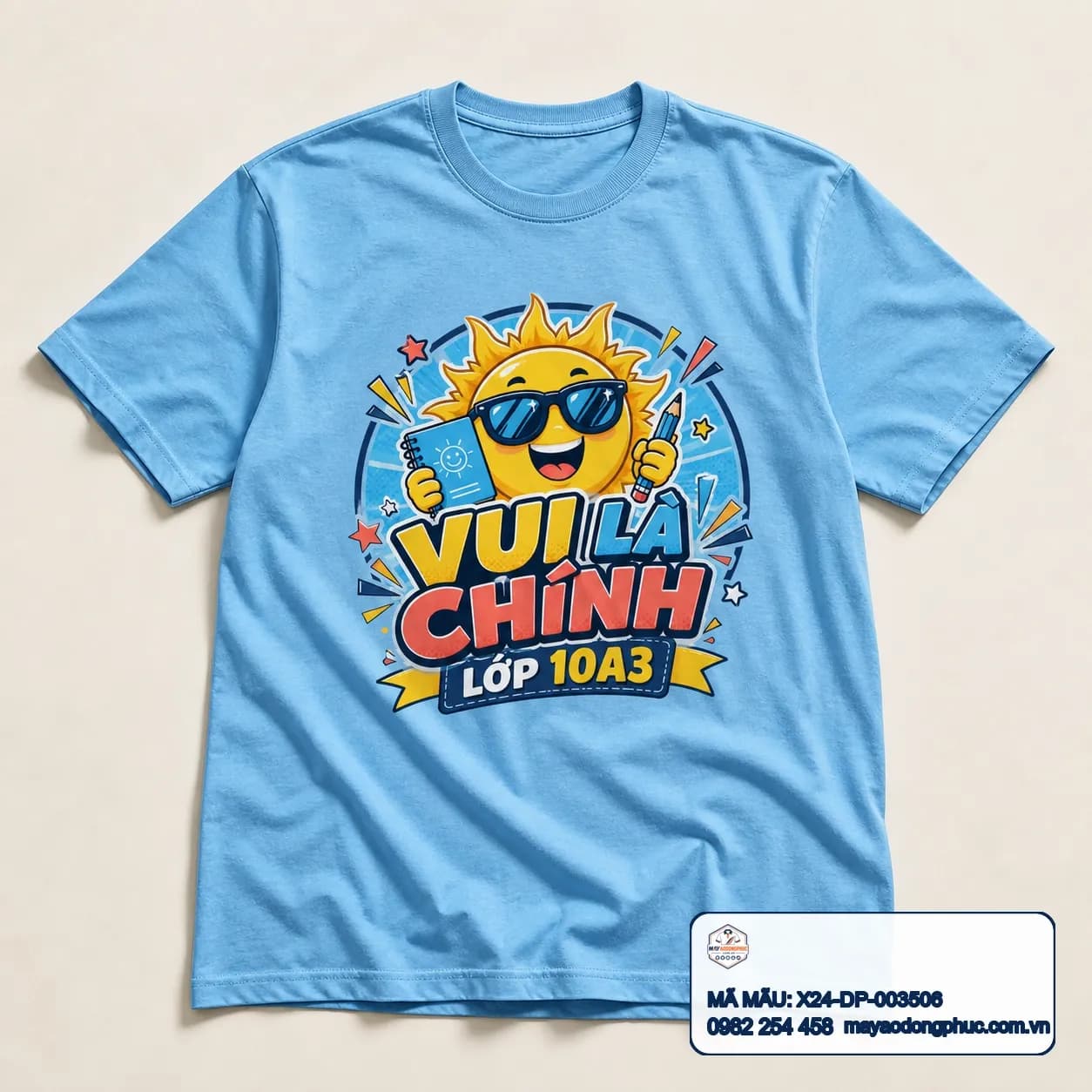 Áo lớp Vui Là Chính - mã X24-DP-003506 – Tuyển chọn X24Sport