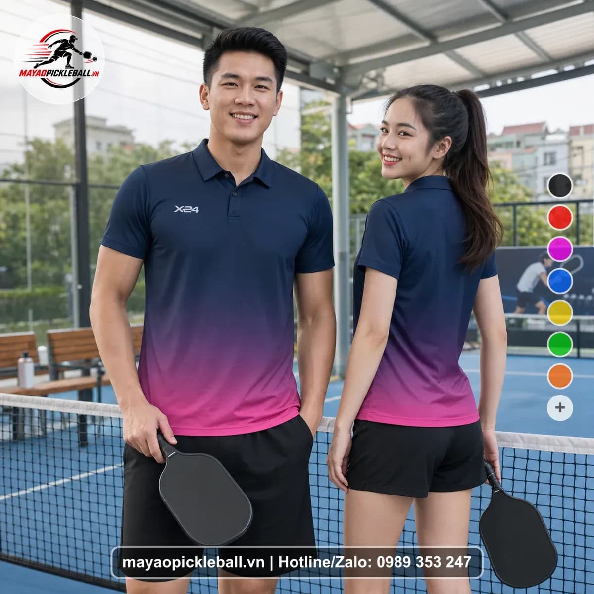 Bộ Quần Áo Pickleball X24-PB-384 Nổi Bật – Tuyển chọn X24Sport