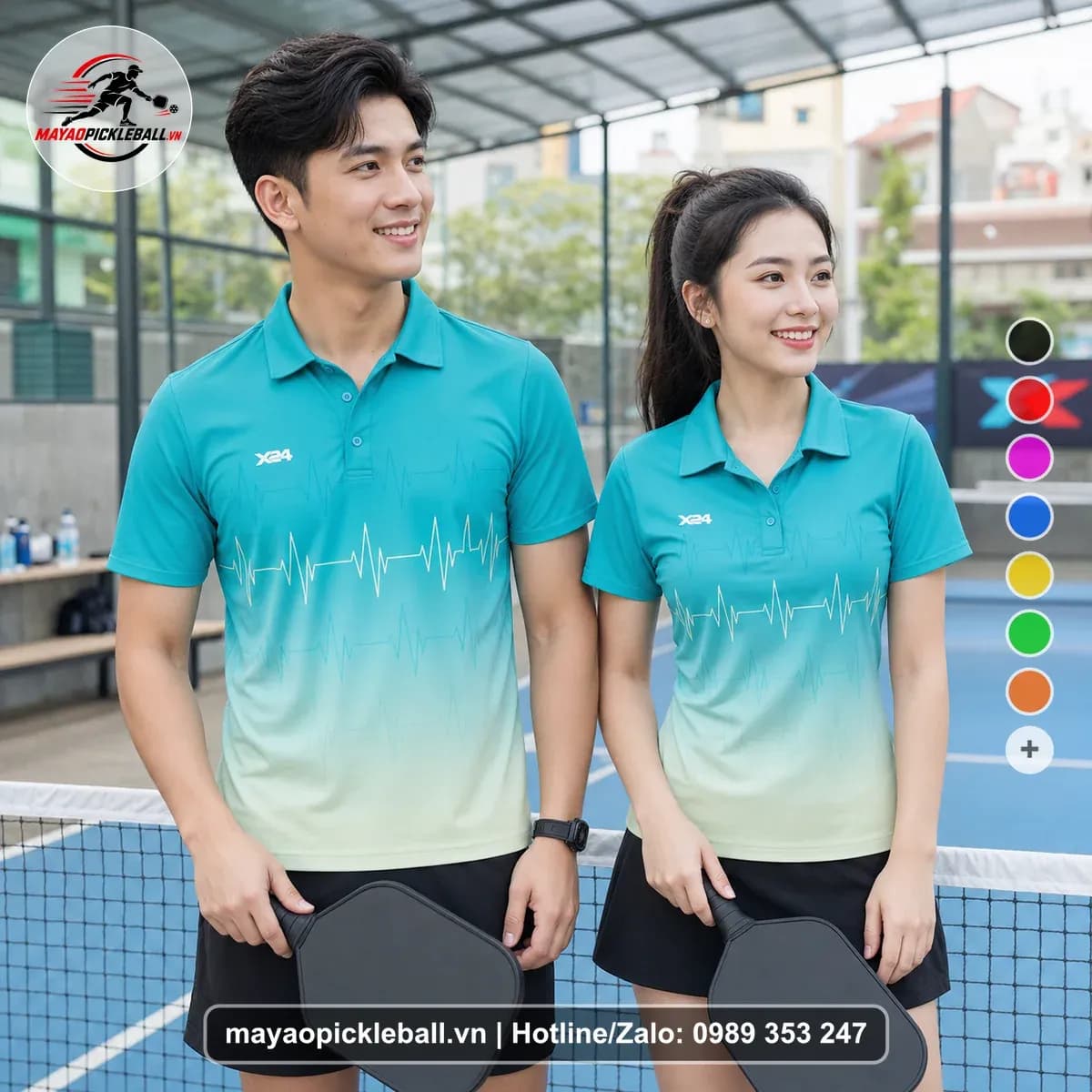 Bộ Quần Áo Pickleball X24-PB-391 Nổi Bật – Tuyển chọn X24Sport