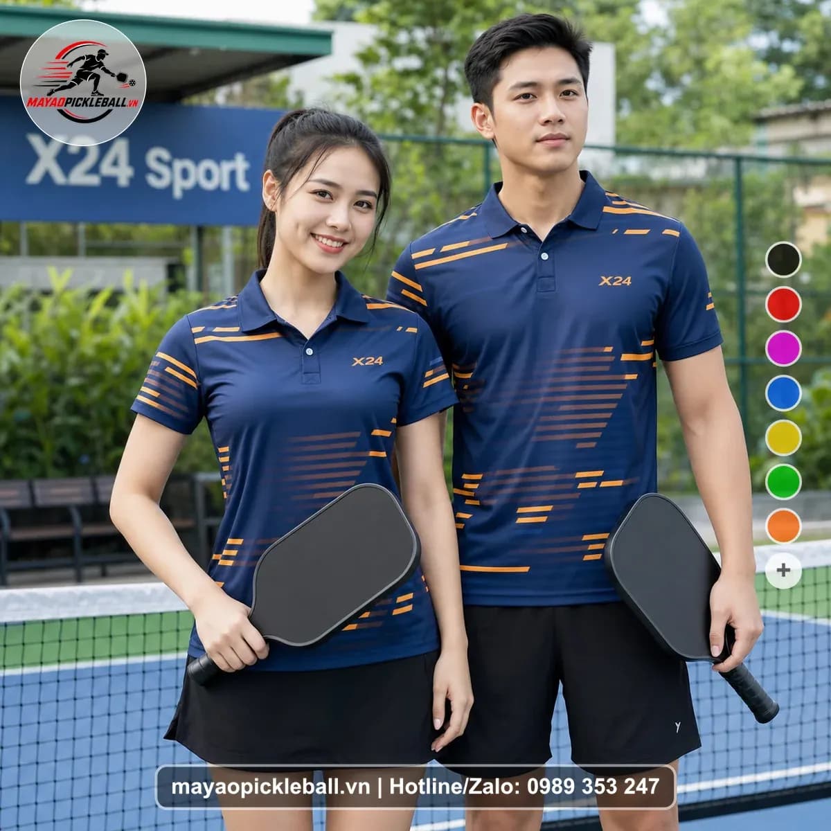 Bộ Quần Áo Pickleball X24-PB-426 Nổi Bật – Tuyển chọn X24Sport