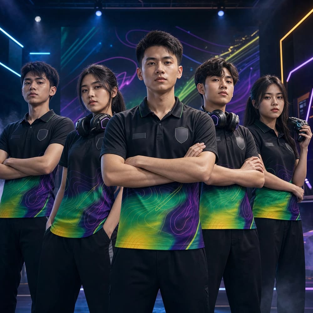 Áo Gaming X24-GM-051 Đen, Tím, Xanh, Vàng