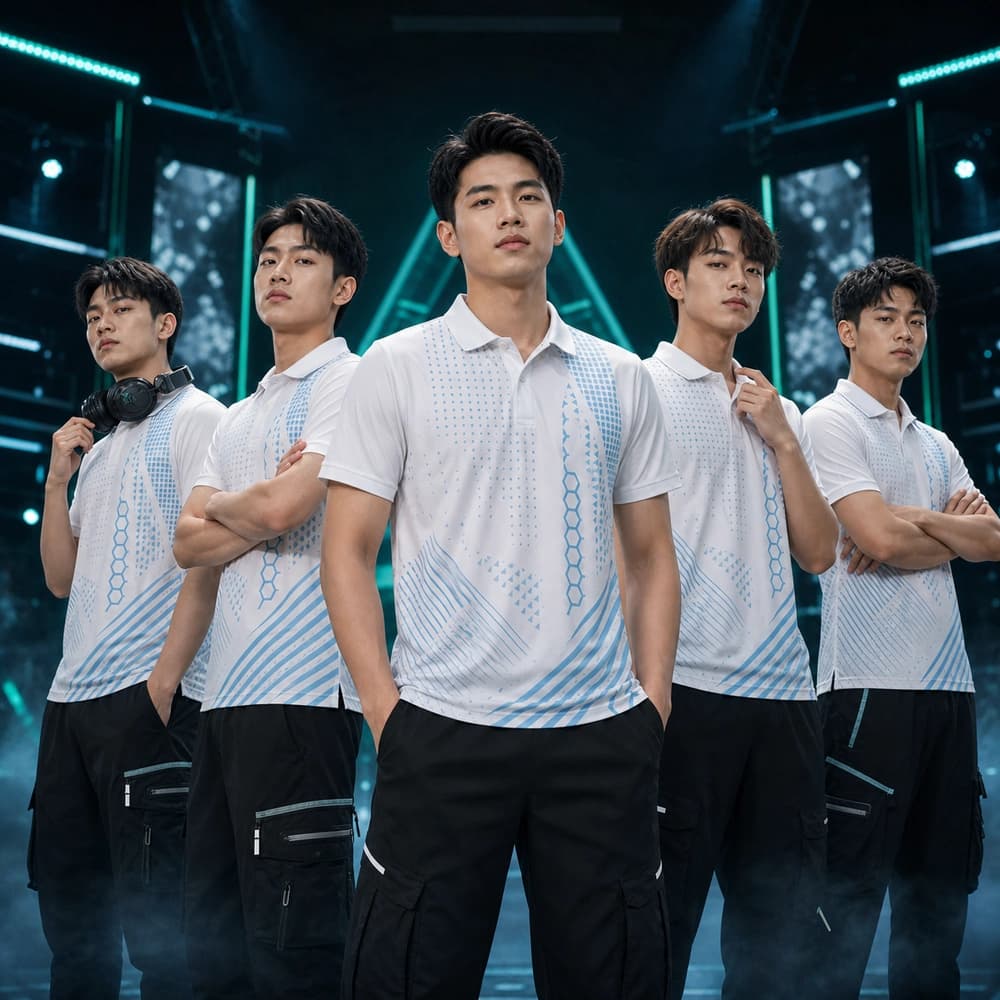 Áo Gaming X24-GM-079 Trắng Xanh Biển