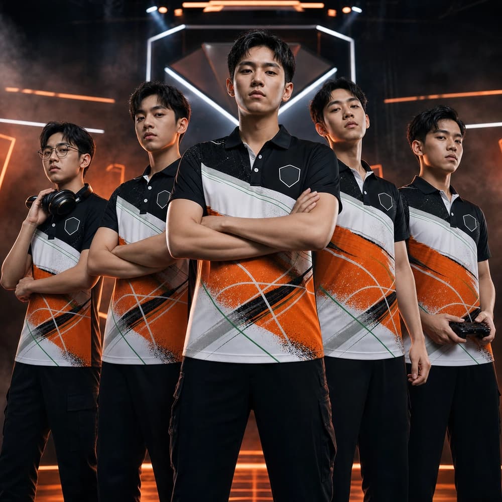 Áo Gaming X24-GM-176 Đen, Trắng, Cam