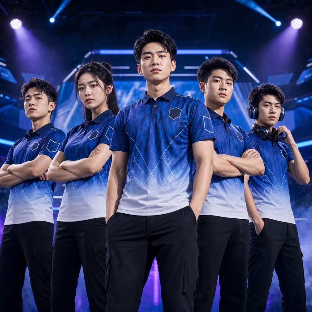 Áo thi đấu gaming X24-GM-551 Tím Than, Xanh Dương, Trắng, Tím