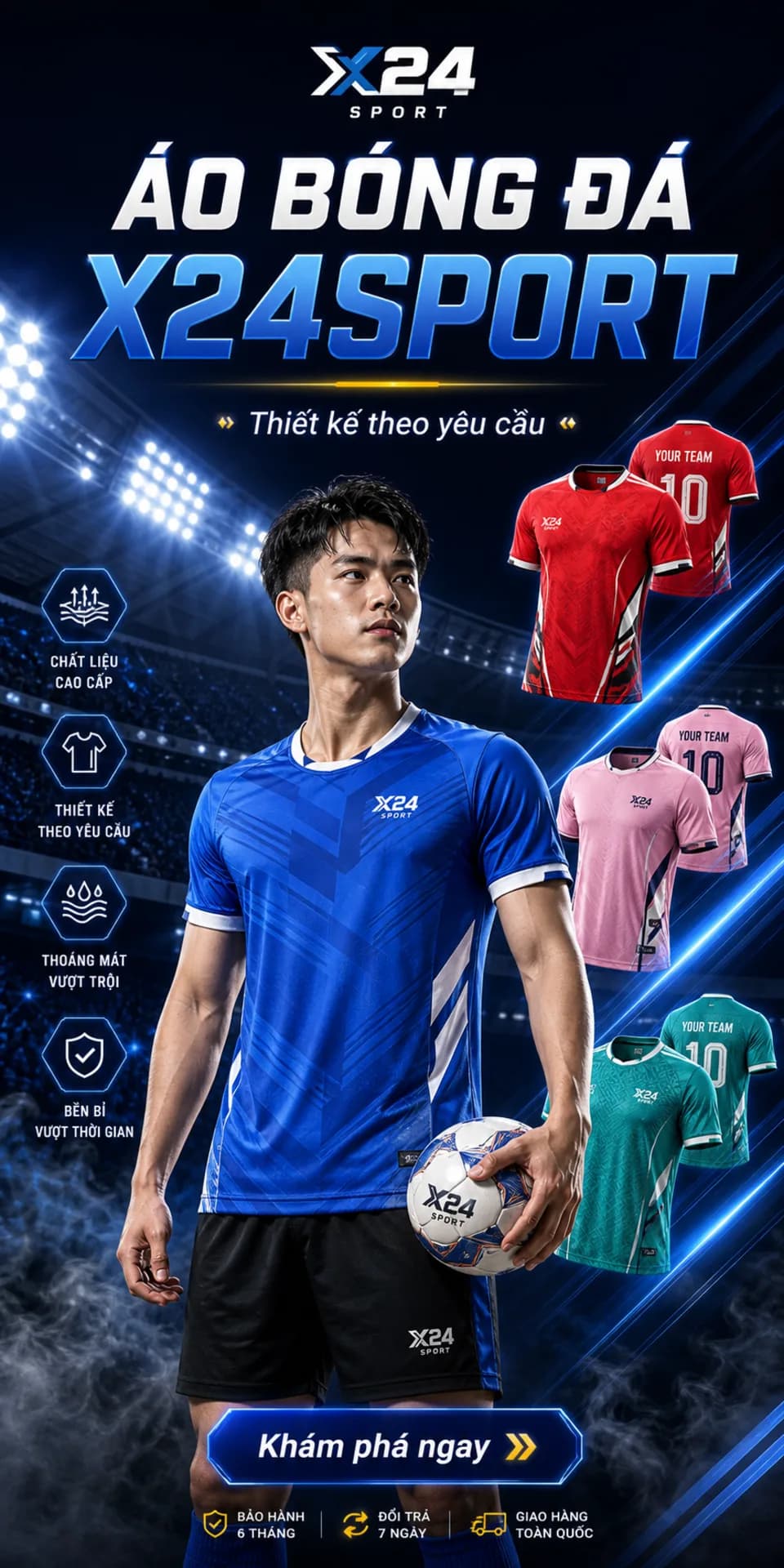 Trang phục Bóng đá X24Sport