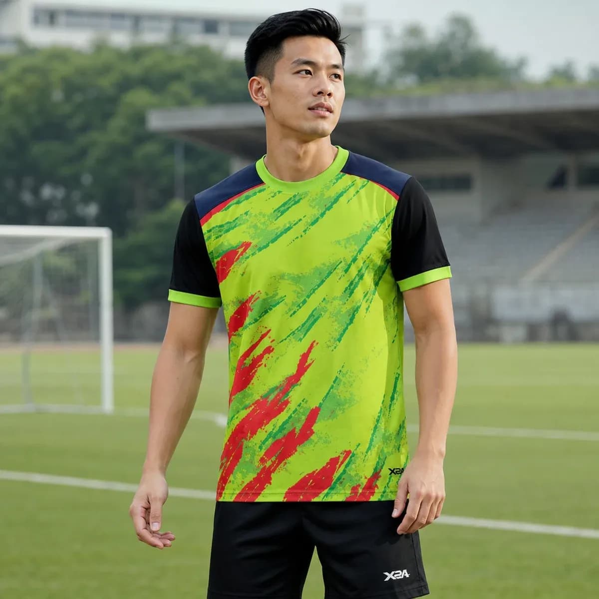 Quần Áo Bóng Đá Không Logo Roar Màu Xanh Lá – Mã X24-SRC-BD-3702