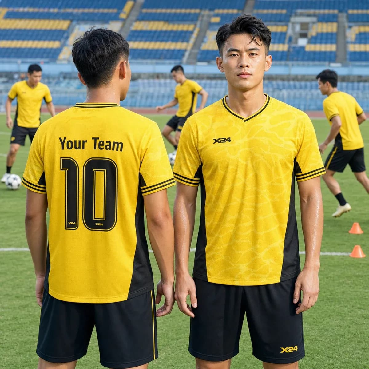 Áo Thể Thao Stormy X24 Sport – Màu Vàng Năng Động – Mã X24-SRC-BD-3744