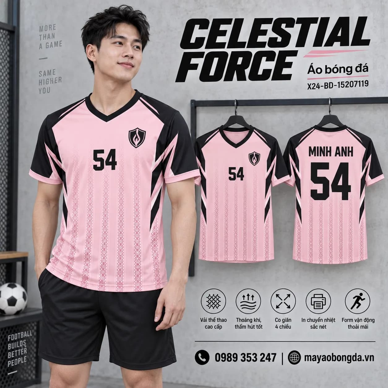 Áo bóng đá x24sport Celestial Force