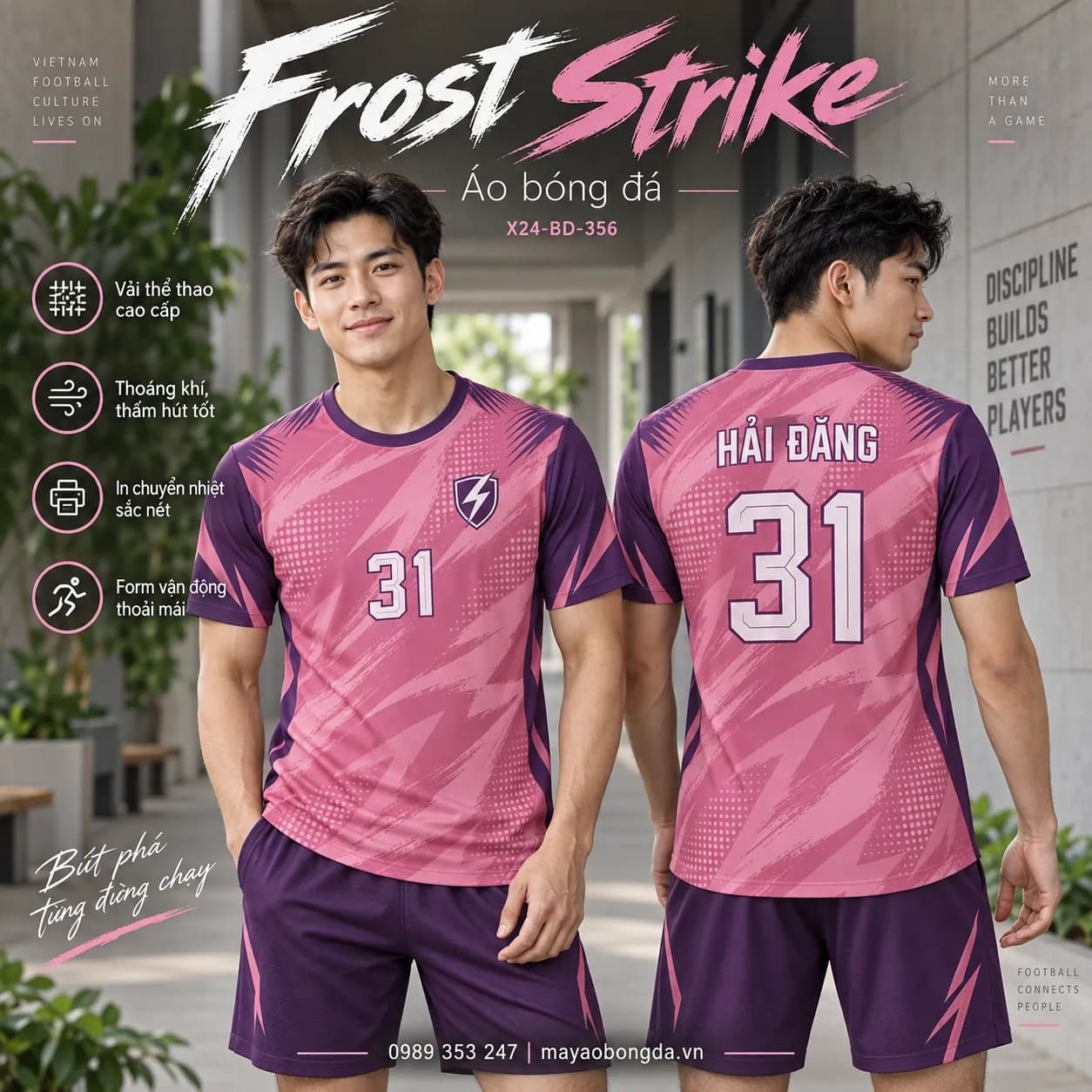 Áo bóng đá x24sport Frost Strike