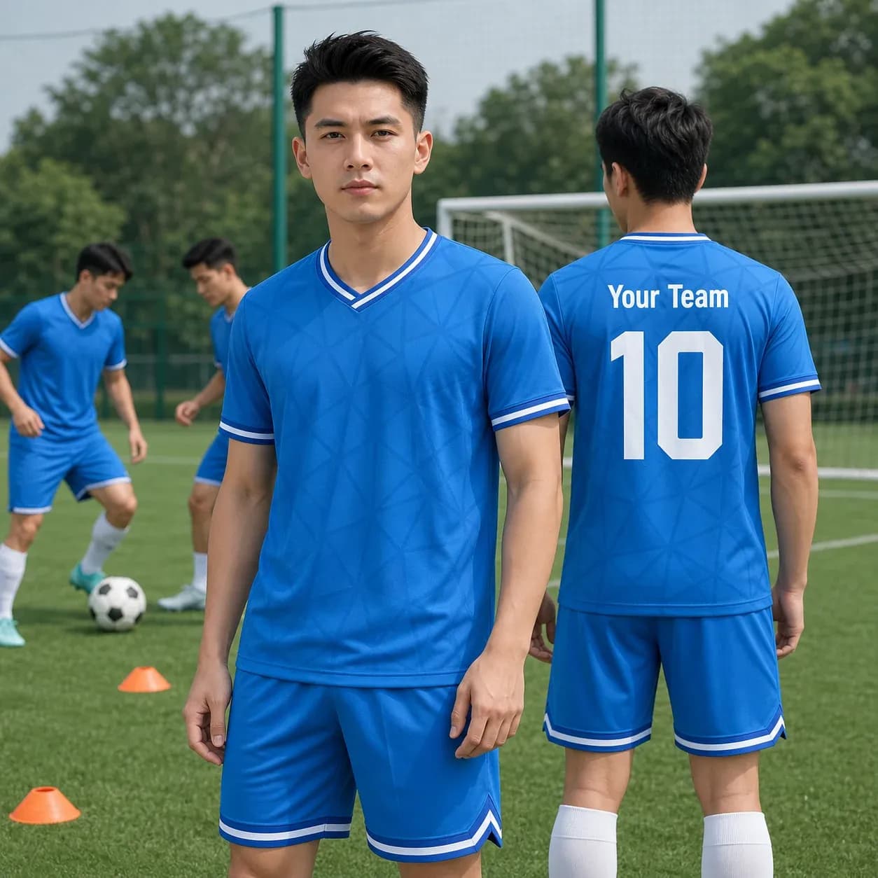 Áo bóng đá người lớn mẫu thiết kế riêng Rocket màu Xanh dương – Mã X24-BD-DBX-ADULT-013