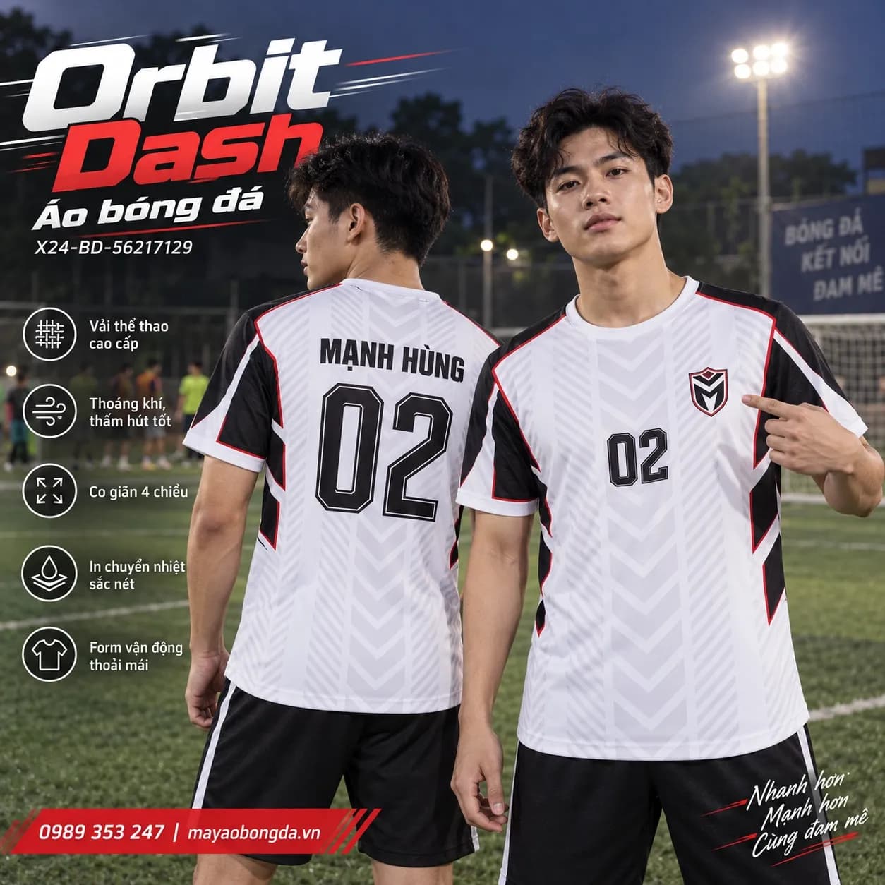 Áo bóng đá x24sport Orbit Dash