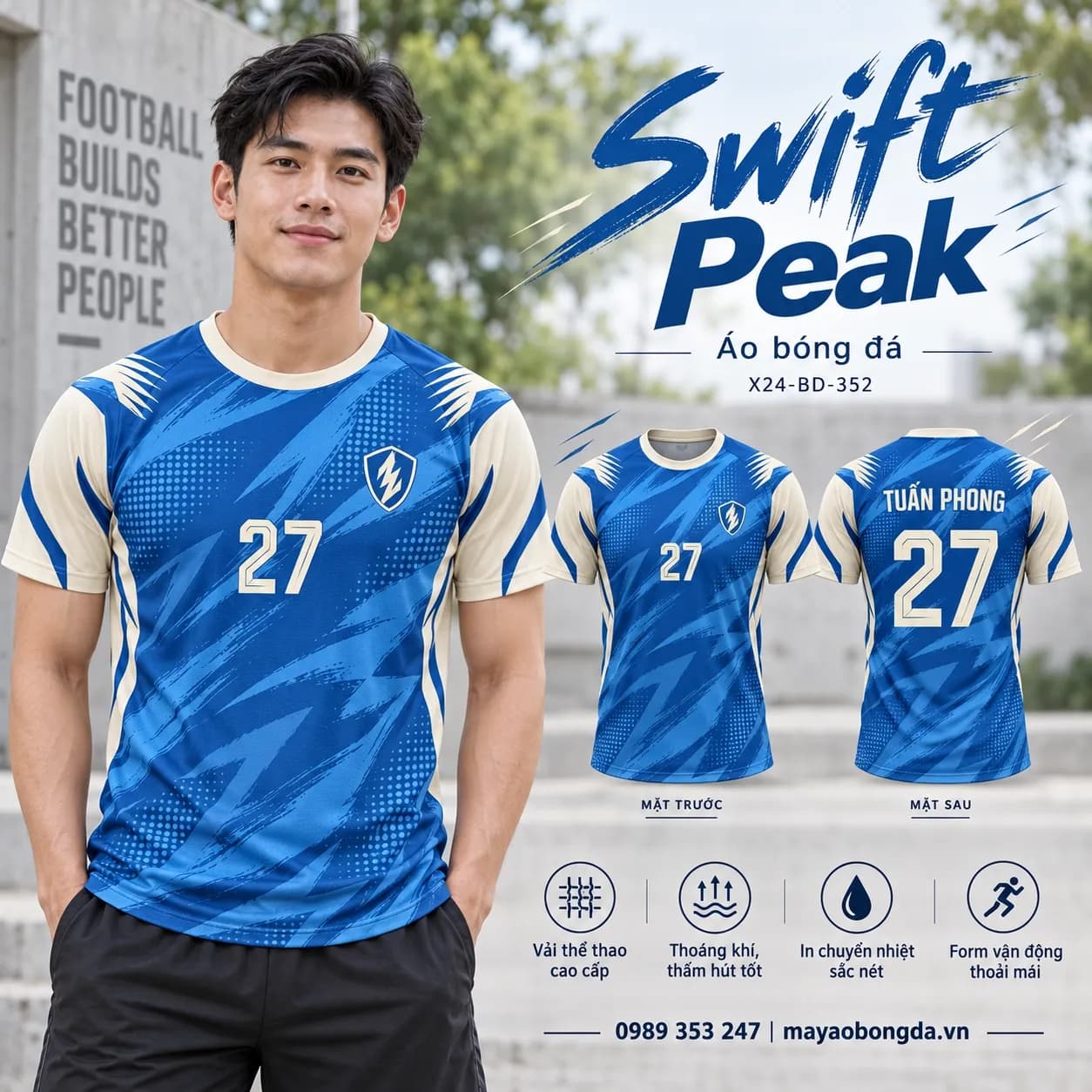 Áo bóng đá x24sport Swift Peak