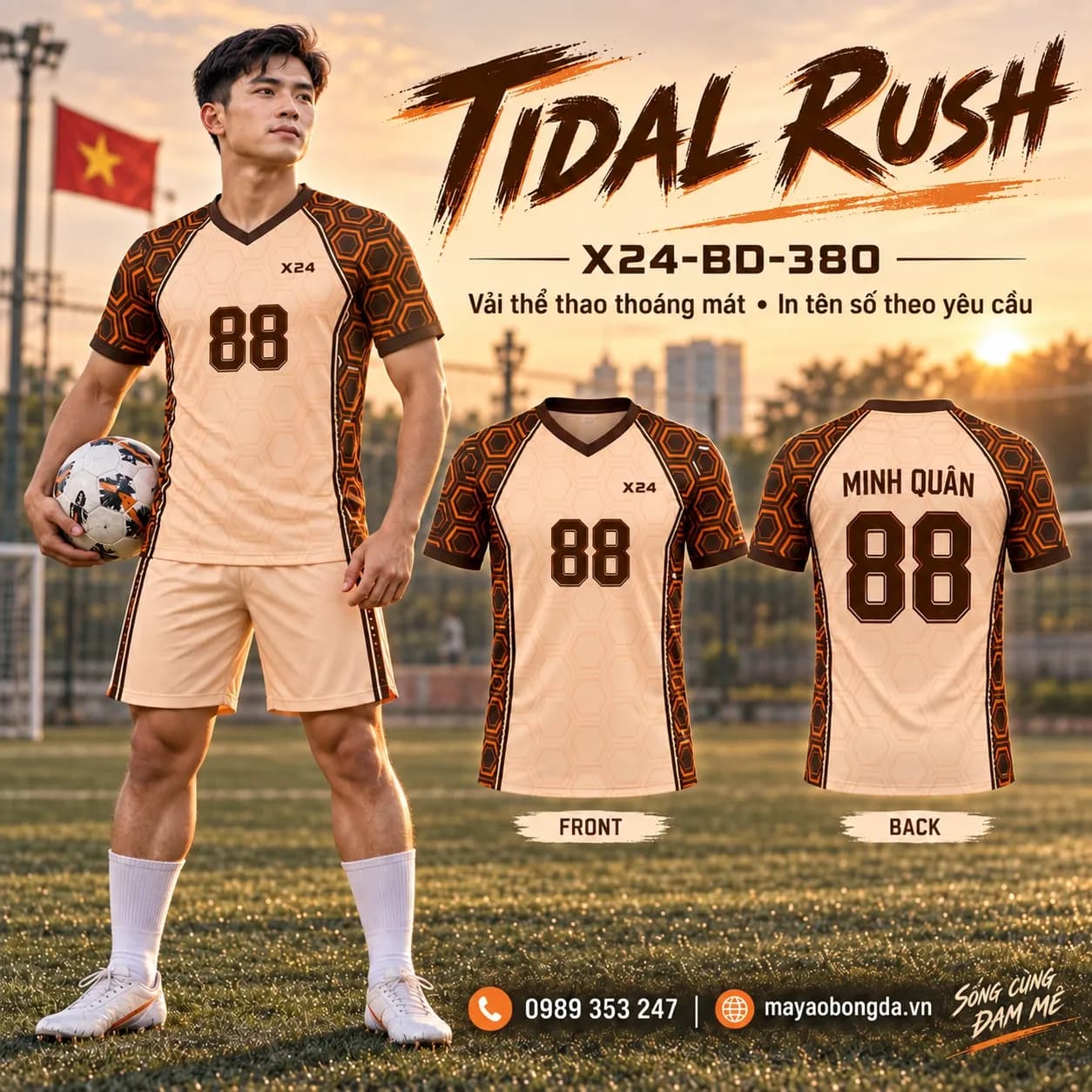 Áo bóng đá x24sport Tidal Rush