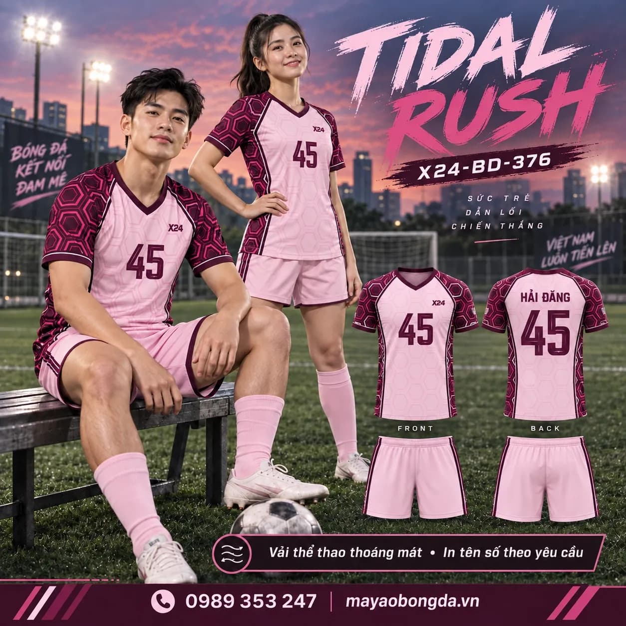 Áo bóng đá x24sport Tidal Rush