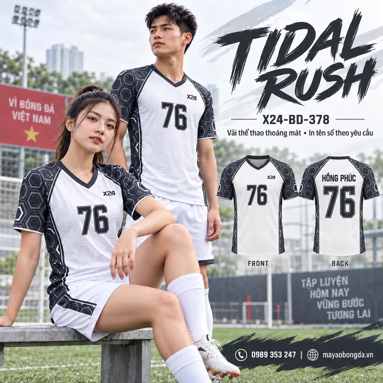 Áo bóng đá x24sport Tidal Rush