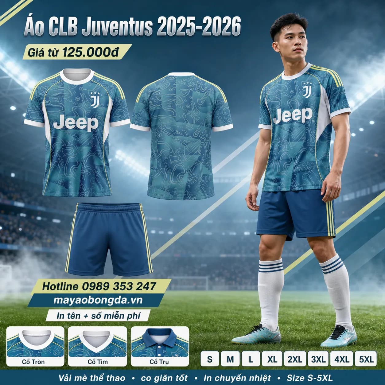 Áo CLB Juventus 2025-2026 – Mã MBĐ-WP-2391