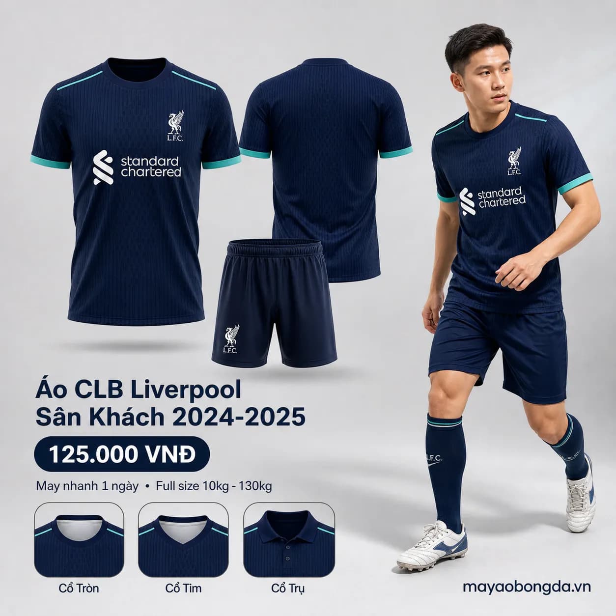 Áo CLB Liverpool Sân Khách 2024-2025 – Mã MBĐ-WP-1064