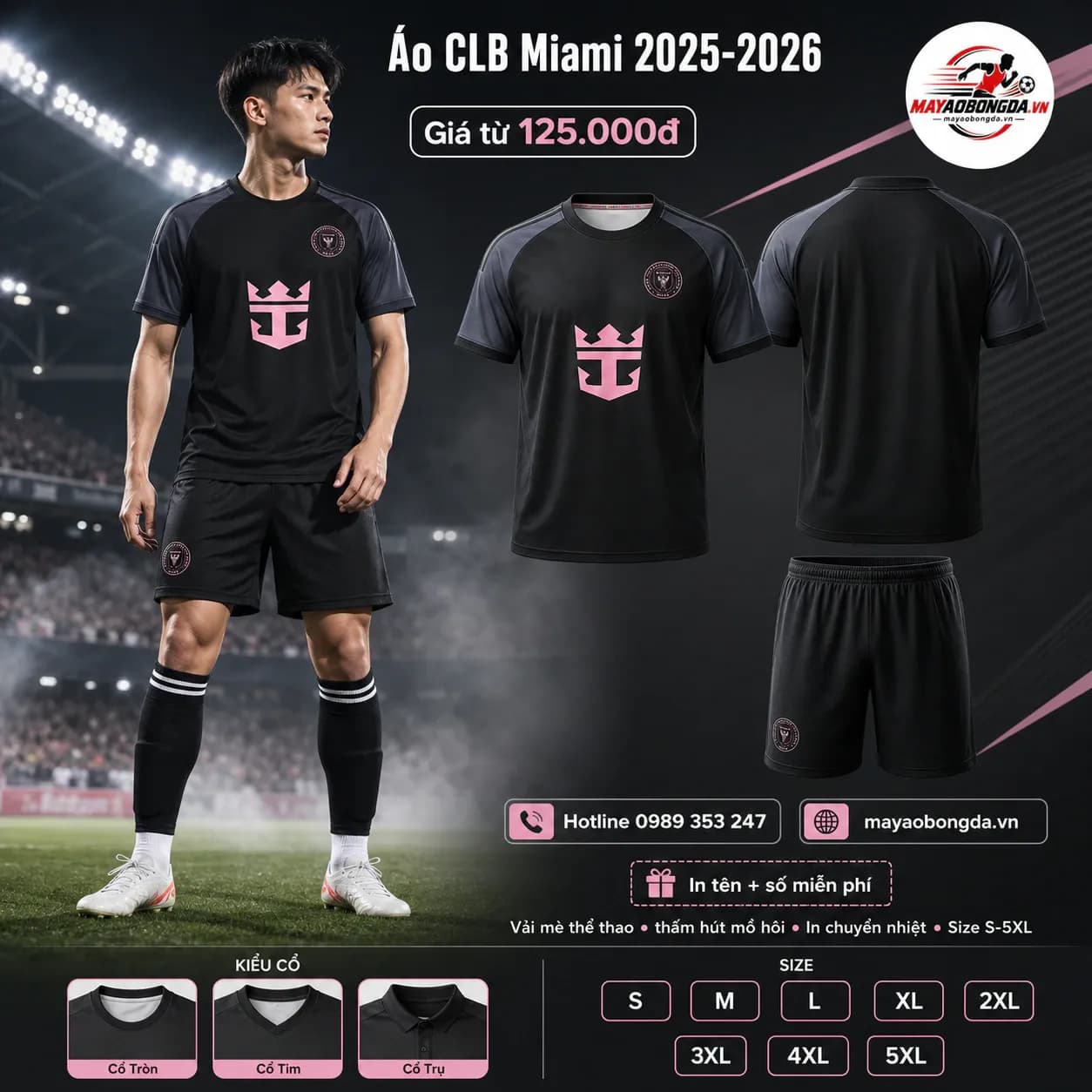 Áo CLB Miami 2025-2026 – Mã MBĐ-WP-2403