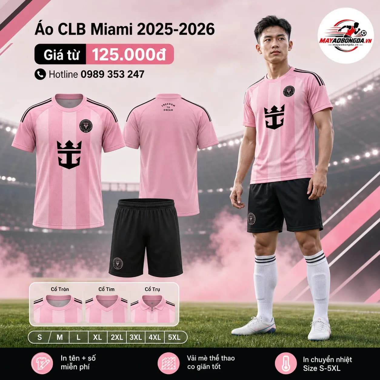 Áo CLB Miami 2025-2026 – Mã MBĐ-WP-2406