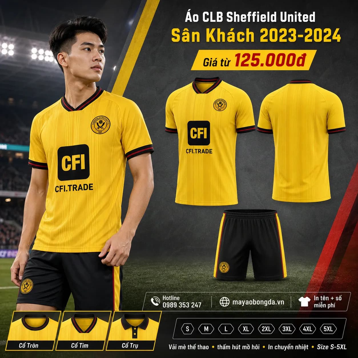 Áo CLB Sheffield United Sân Khách 2023-2024 – Mã MBĐ-AO-CLB-SHEFFIELD-UNITED--9891EBE0
