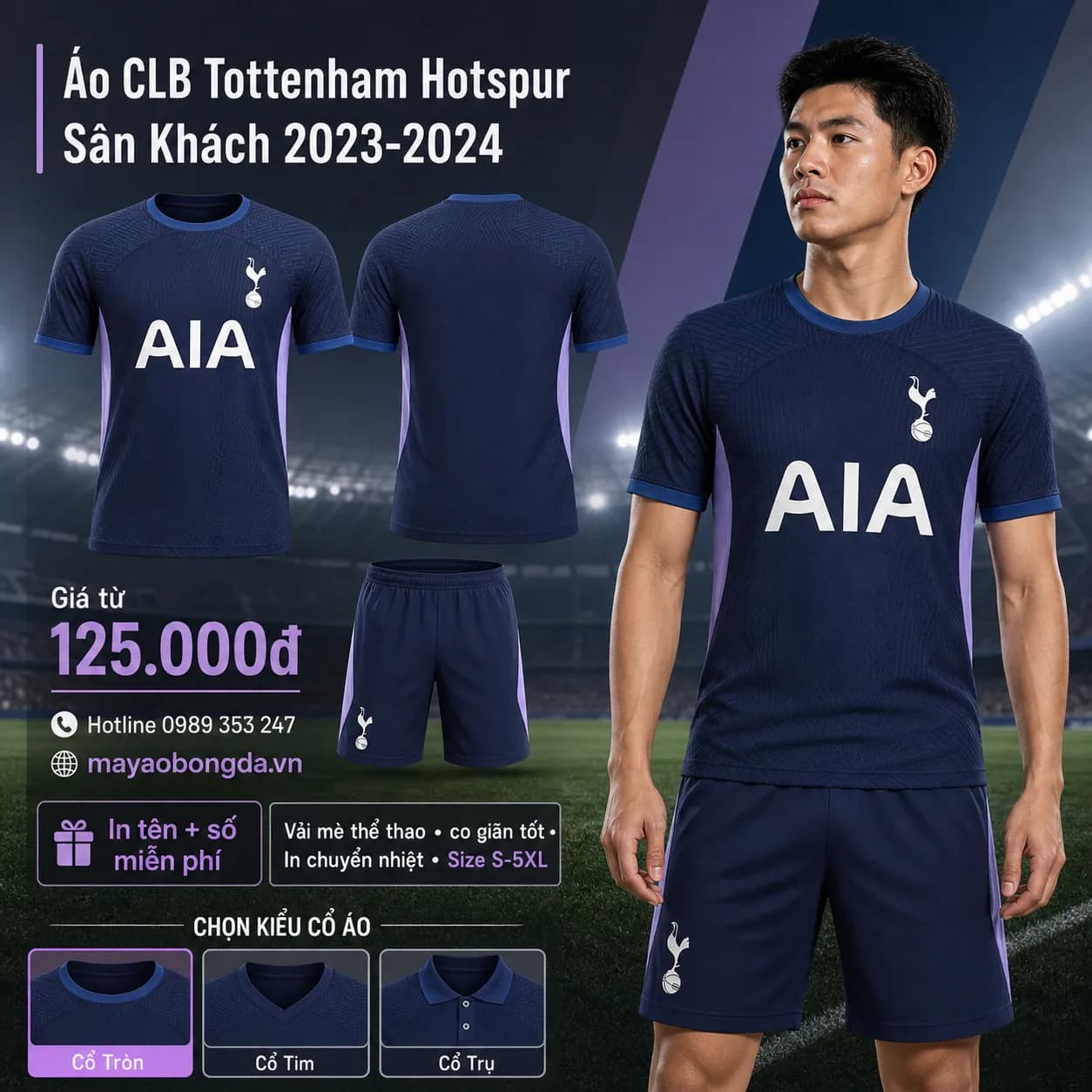Áo CLB Tottenham Hotspur Sân Khách 2023-2024 – Mã MBĐ-AO-CLB-TOTTENHAM-HOTSPUR-9A4AF06C
