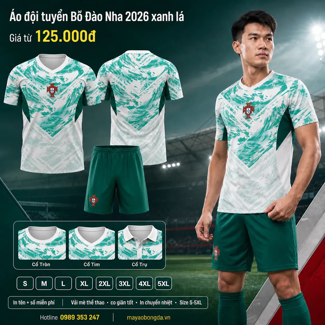 Áo đội tuyển Bồ Đào Nha 2026 xanh lá – Mã MBĐ-AO-DOI-TUYEN-BO-DAO-NHA--6FD4B986