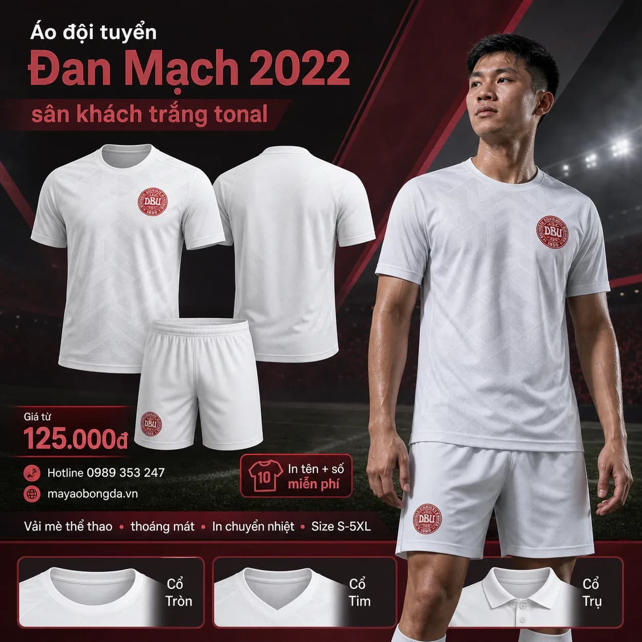 Áo đội tuyển Đan Mạch 2022 sân khách trắng tonal – Mã MBĐ-AO-DOI-TUYEN-DAN-MACH-20-0248FD89