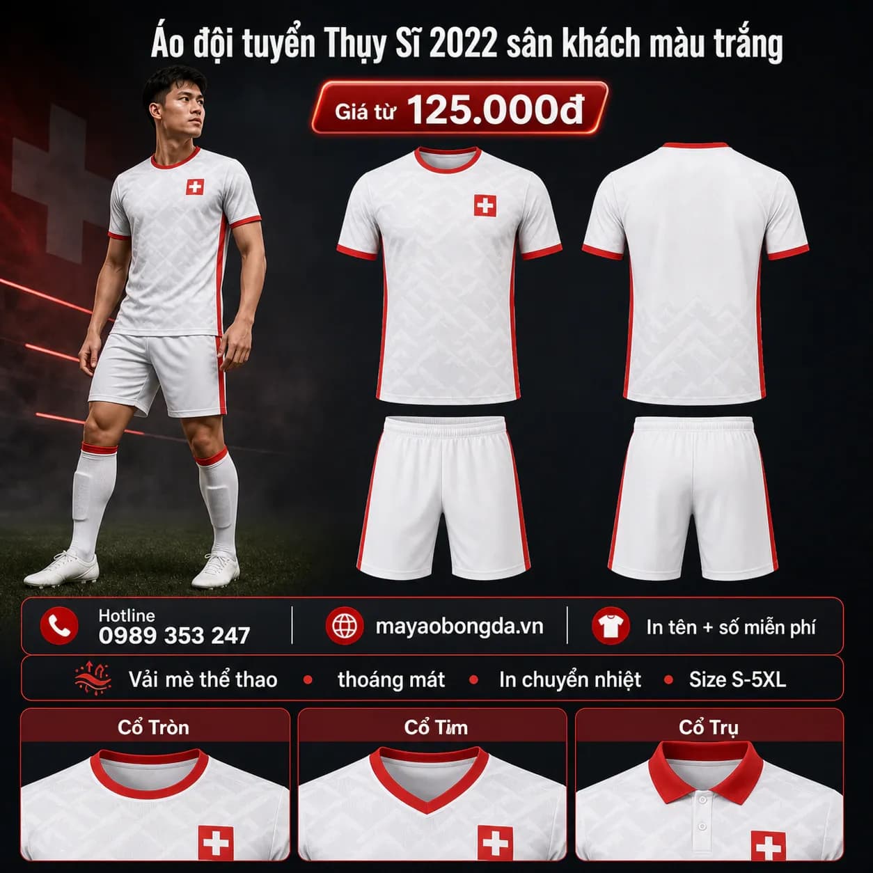 Áo đội tuyển Thụy Sĩ 2022 sân khách màu trắng – Mã MBĐ-AO-DOI-TUYEN-THUY-SI-202-28EA19DE