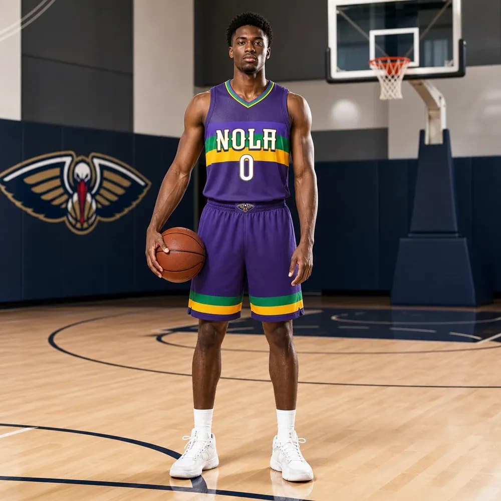 Áo Đấu New Orleans Pelicans City Edition 2022/23 - Royal Purple – Mã X24-NBA-708