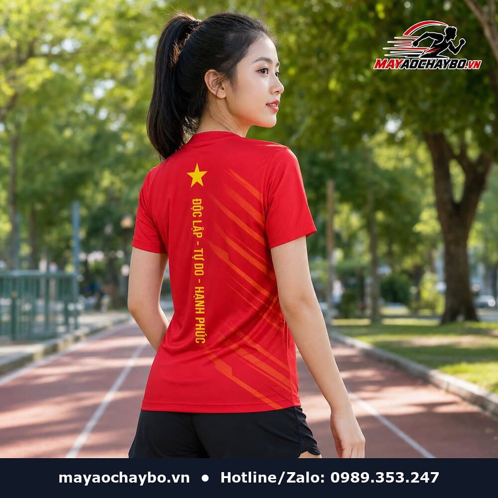 Áo Chạy Bộ Đỏ Tươi – Tự Hào Việt Nam Trên Từng Bước Chạy