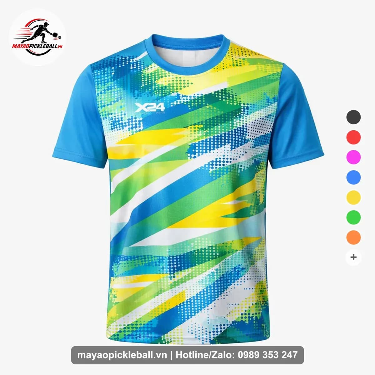 Bộ Quần Áo Pickleball X24-PB-114 Xanh