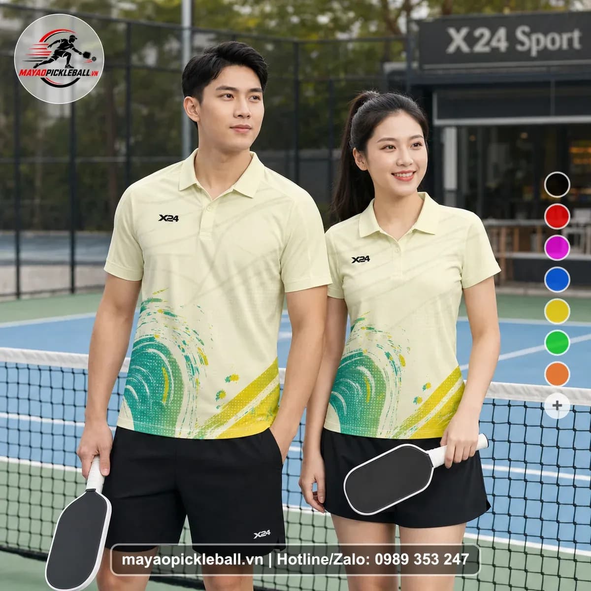 Bộ Quần Áo Pickleball X24-PB-124 Nổi Bật