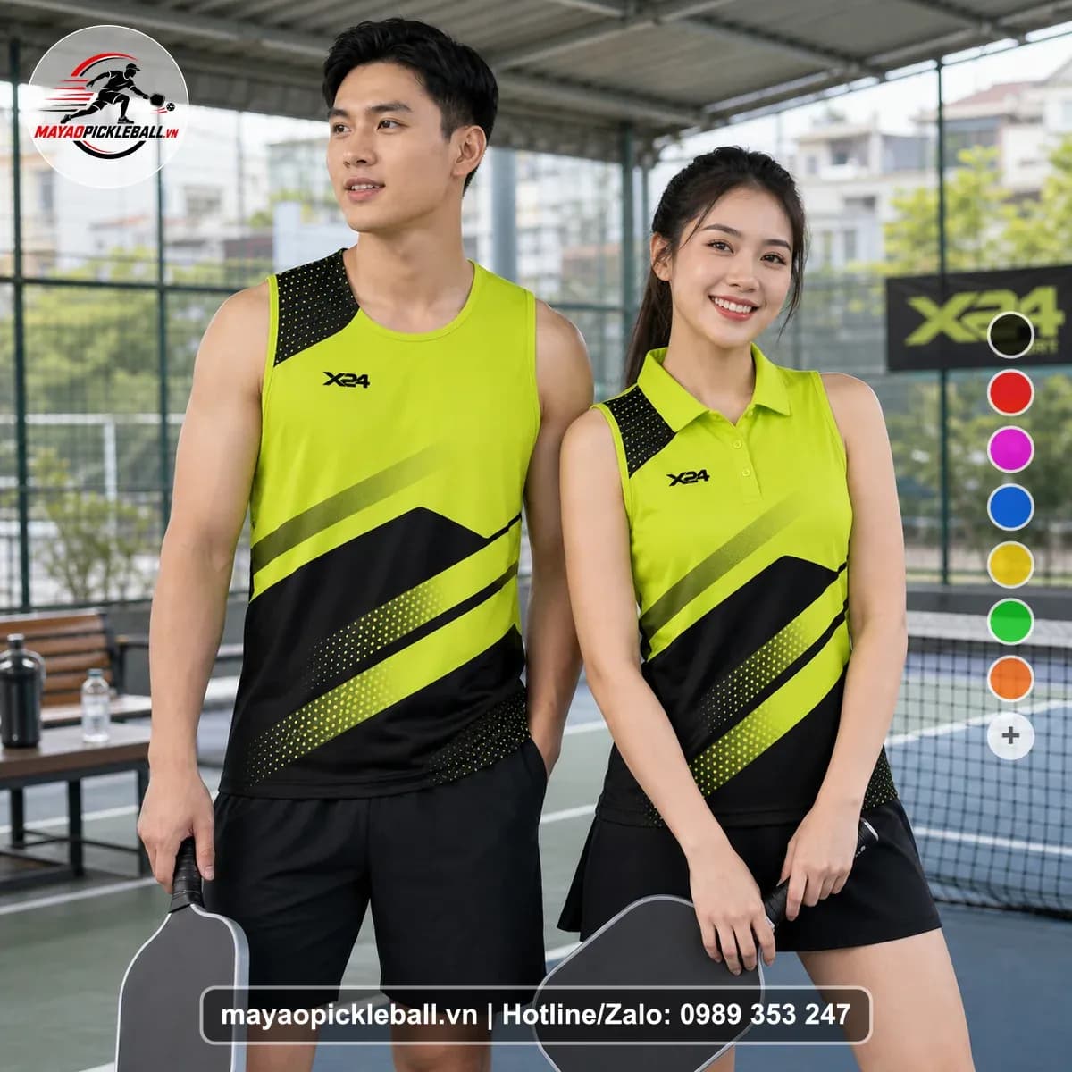 Bộ Quần Áo Pickleball X24-PB-144 Nổi Bật