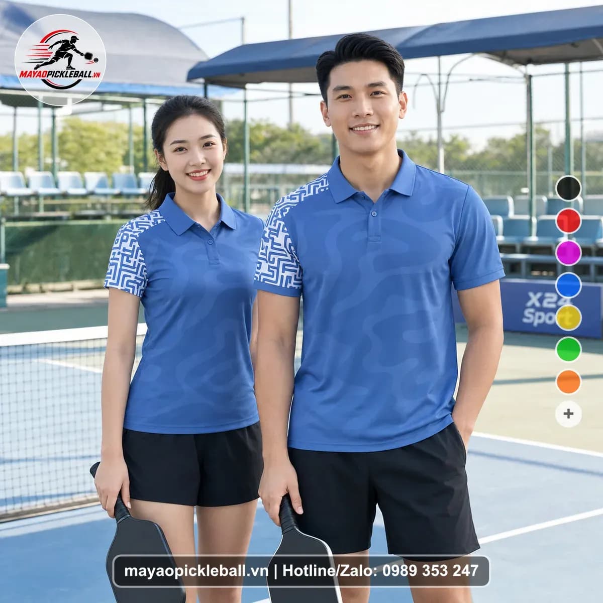 Bộ Quần Áo Pickleball X24-PB-179 Xanh
