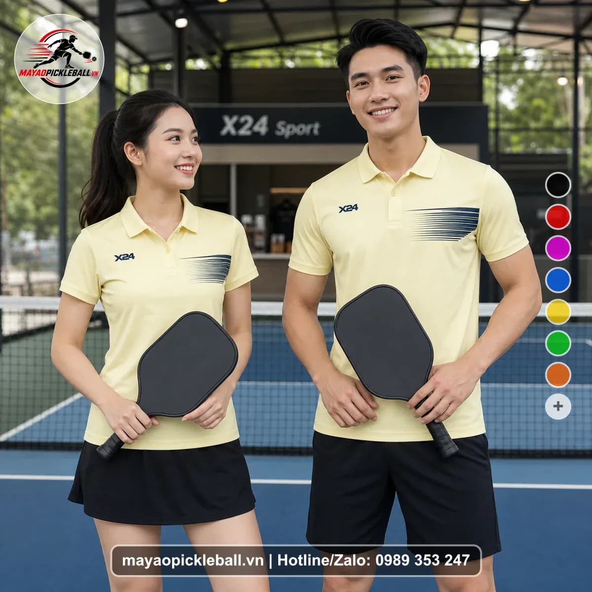 Bộ Quần Áo Pickleball X24-PB-190 Nổi Bật