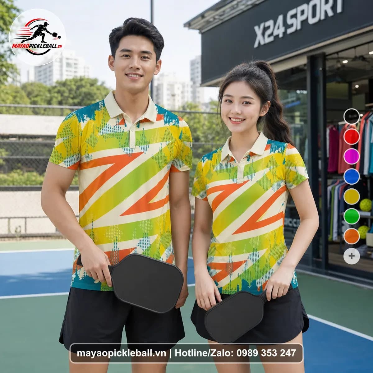 Bộ Quần Áo Pickleball X24-PB-214 Nổi Bật